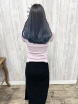 ラッズプラスエイチ(Lads+h)&nbsp;バレイヤージュ　ブルー