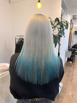 ハビット (habitt)&nbsp;ホワイトシルバー×ライトブルー