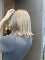ヘアーループセラデザインワークス(Hair ruup Sela design works)&nbsp;ハイトーン、ベージュ系カラー