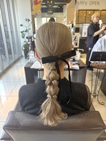 フォルテ 草薙店 お呼ばれヘアセット あみおろしスタイル