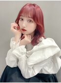 小顔薄めバンググレージュレイヤーロング前髪パーマ黒髪