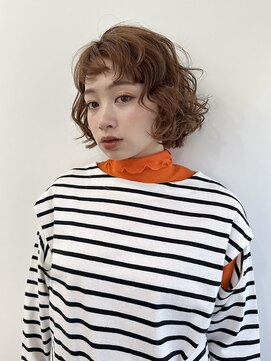 アワーズ 南青山(Our's) ボブ×スパイラルパーマで抜け感アップ♪