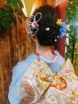 ヘアーメイクサロン ソエル(Sowelu) 着物 ゆるふわシニヨン