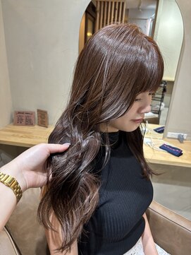 ロアバイチェリーコークウブ(Loa by CHERRY COKE ubu) チョコレートブラウン/レイヤーカット/巻き髪スタイリング