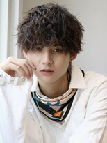 ルーシー 川越(LUCEY)&nbsp;ツイストスパイラルパーマ波巻きパーマシャドウパーマメンズ