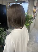【MIZU】秋におすすめ！透明感ブラウン×レイヤーボブ
