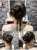 ＃ヘアセット＃結婚式＃ヘアメイク＃二次会＃ライブ＃推し活