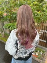 セットアップ 岡山北長瀬店(SET-UP)&nbsp;小顔　インナーカラー/ロングレイヤー