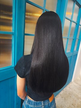 コロアイ(COROAI) 黒髪ストレート 髪質改善ロング