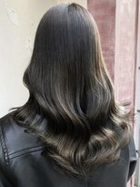 ルモア(RUMOR)&nbsp;プルエクステ/ダークトーン/韓国風/ロング【ダークグレージュ】