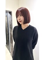 ミヨン 熊本店(miyon) 【miyon】ボブ×暗髪カラー×髪質改善