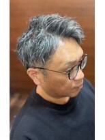 ケースタイルヘアスタジオ 麻布十番店(K-STYLE HAIR STUDIO)&nbsp;ツーブロックショートパーマ/ミドルエイジショートパーマ