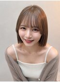 ショートボブ/シースルー/顔周り/30代40代50代/渋谷