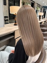 アース 熊本光の森店(HAIR&MAKE EARTH) 艶髪ハイトーン×ストレート