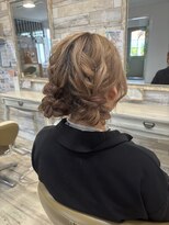 フゥカ 売市店(fuka)&nbsp;【結婚式☆ヘアセット】ツインお団子ヘア　　八戸