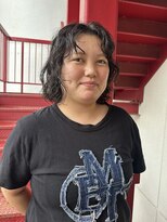 フォンセ(fonce)&nbsp;オリーブグレージュとパーマを生かすカット