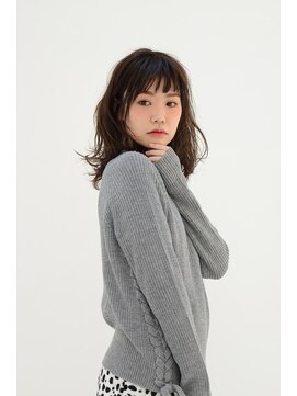 アース 北浦和店(HAIR&MAKE EARTH) ダークカラー×眉上バング