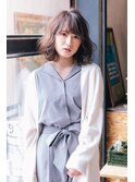 #外ハネふんわりボブ
