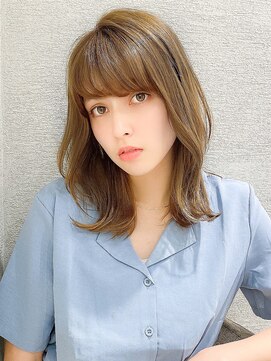 アフロート エル 錦糸町(AFLOAT L) マロンベージュ/シースルーバング/こなれヘア/ラベンダーカラー