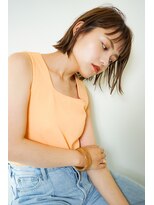 ネオリーブカフ 鶴ヶ峰店(Neolive caff)&nbsp;前髪ありのボブでも、大人っぽさが見えるセミウェットボブ