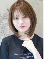 アフロート ルヴア(AFLOAT RUVUA)&nbsp;【20/30/40/50代◎ふわっひし形レイヤー】ミルクティーベージュ