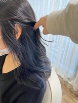 ネオリーブ チロル 横浜西口店(Neolive CiroL.)&nbsp;インナーカラー ブルーラベンダー 横浜【前田】