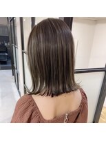 フランチェスカドット(francesca.)&nbsp;ダークアッシュ×切りっぱなしボブ【竹中慎治】梅田