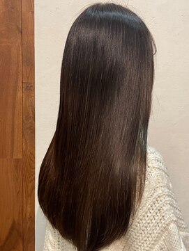 シェール(cher) 艶髪ストレート◆ダークブラウン 【cher西宮北口:MAYA】