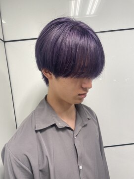 ヘアーアンドメイク ビス(HAIR&MAKE bis) 色落ちシルバーのパープルカラー【加藤沙久楽】