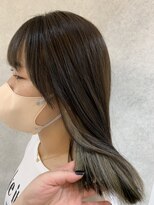 バズ(BUZZ) グレージュインナー×ベージュカラー