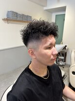 ジュエ(jouer)&nbsp;短髪フェードツイストスパイラルパーマ