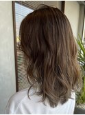 大人バレイヤージュ