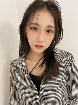 リコバイアフロート(riko by afloat) 顔まわりカット/レイヤーカット/オリーブグレージュ