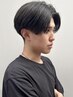【髪質改善】酸性ストレート+メンズカット+トリートメント ¥14300