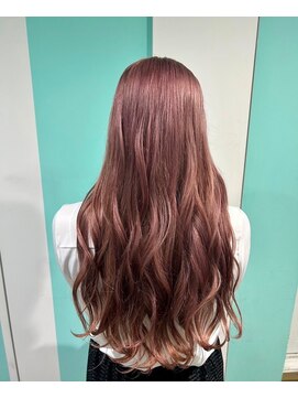 マティーナ ヘアー 池袋(Matina hair) 【ロング×ピンクベージュ】20代30代40代50代