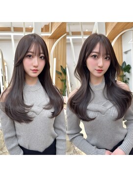 アフロートリノ(AFLOAT Leino) 大人可愛い韓国へア　レイヤーカット　くびれヘア似合わせ#