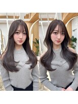 アフロートリノ(AFLOAT Leino) 大人可愛い韓国へア レイヤーカット くびれヘア似合わせ#