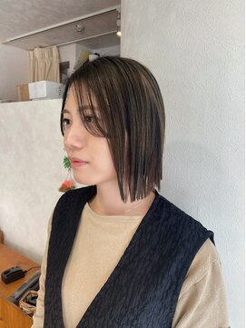 フレア 心 武庫之荘(flare) パッツンボブ