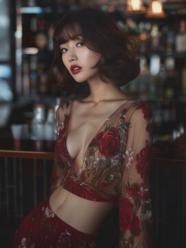 アルトリスト(Altruist Aging×HAIR&SPA) ☆イメチェンピンクベージュアンブレラカラー前髪クールショート