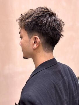 ガーデンヨコハマエスト(GARDEN YOKOHAMA est) フェード ニュアンスパーマ ベリーショート