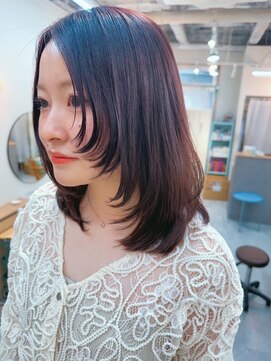 ロウバイレボ 柏(lou by revo) ミディアム/韓国風/レイヤーカット/顔回りカット/柏駅