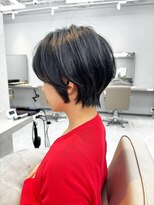 ネイロ 北千住(NeiRo)&nbsp;大人ショートボブ丸みショートカットマッシュショート前髪あり