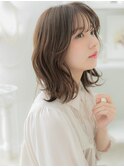 イヤリングカラー韓国風レイヤーミディアムTb11越谷20代30代40代