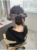 シニヨンアレンジ