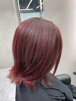 バディ 中野駅前店(BUDDY)&nbsp;外ハネ×カシスピンク【中野美容室/ボブ高円寺】