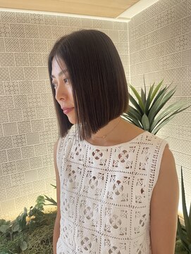 ピークアブー アヴェダ アトレ恵比寿(PEEK-A-BOO AVEDA) ノーグラデーションボブ
