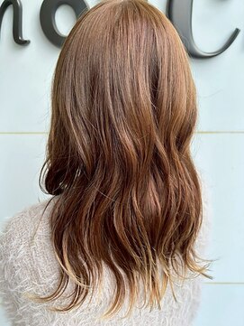 シュシュ 高坂店(Chou Chou) ロングレイヤー/髪質改善/透明感カラー/ミルクティーベージュ