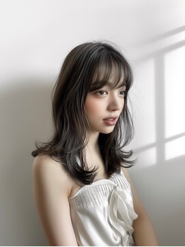 プレバイイオエ 三宮店(pre. by ioe) 暗めカラー/デザインカラー/フェイスフレーミング/髪質改善