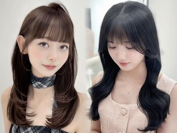 ラルム 新宿(LARME SHINJUKU)の写真/今どきお洒落女子な顔周りに♪色っぽこなれ感を引き立て1mmで印象を変える小顔魅せ韓国風レイヤー[新宿]