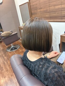 セレスト 心斎橋店(CELESTE) 髪質改善　理想のツヤ髪　カット+クオライン縮毛矯正+3stepTr